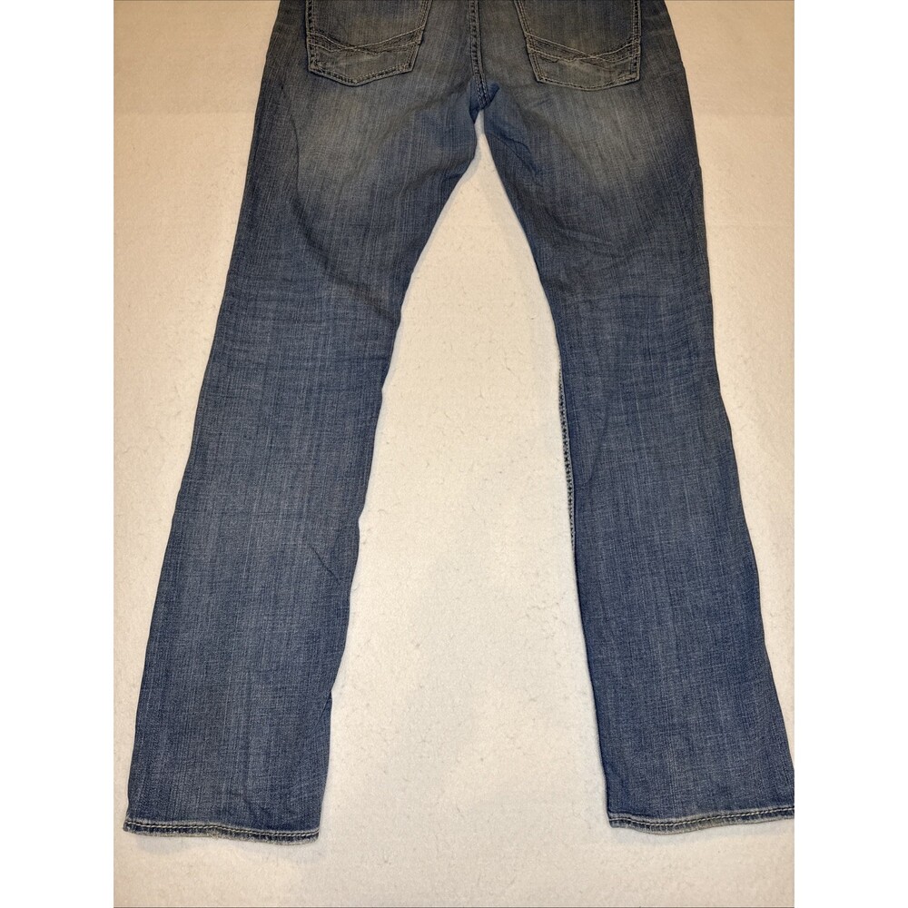 BKE Jake Jeans Mens 34 XL Straight Leg Denim Distressed Wash SOFT 99% Cotton - Picture 13 of 16
